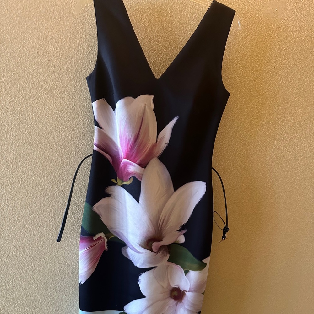 Ted Baker floral midi dress